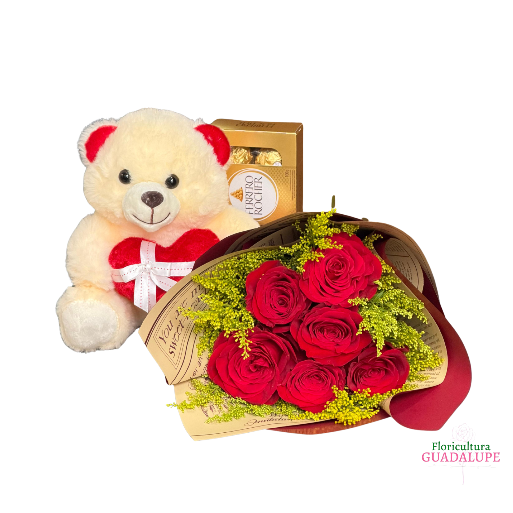Kit de 6 Rosas Vermelhas - Encanto