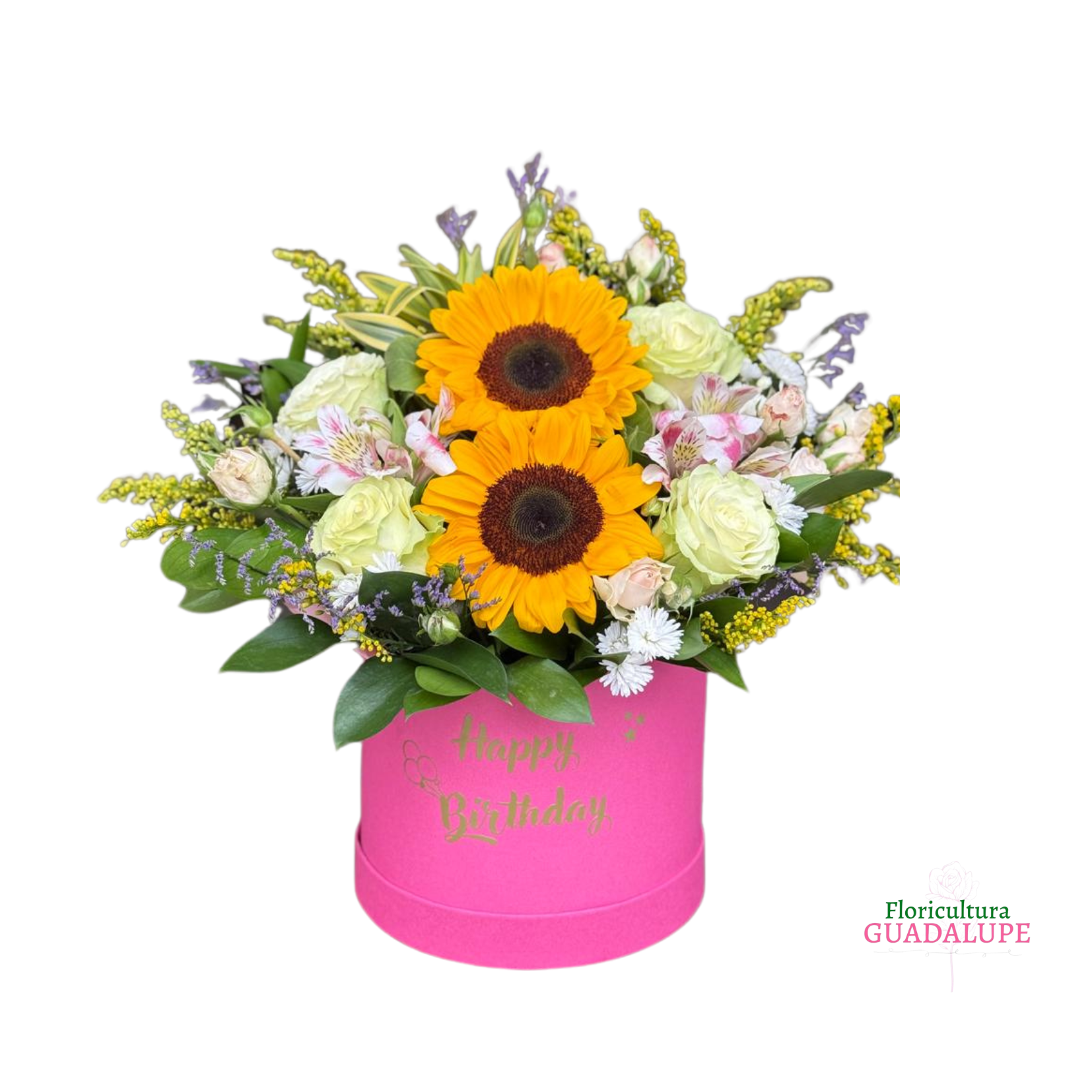Box Flower - Happy Birthday