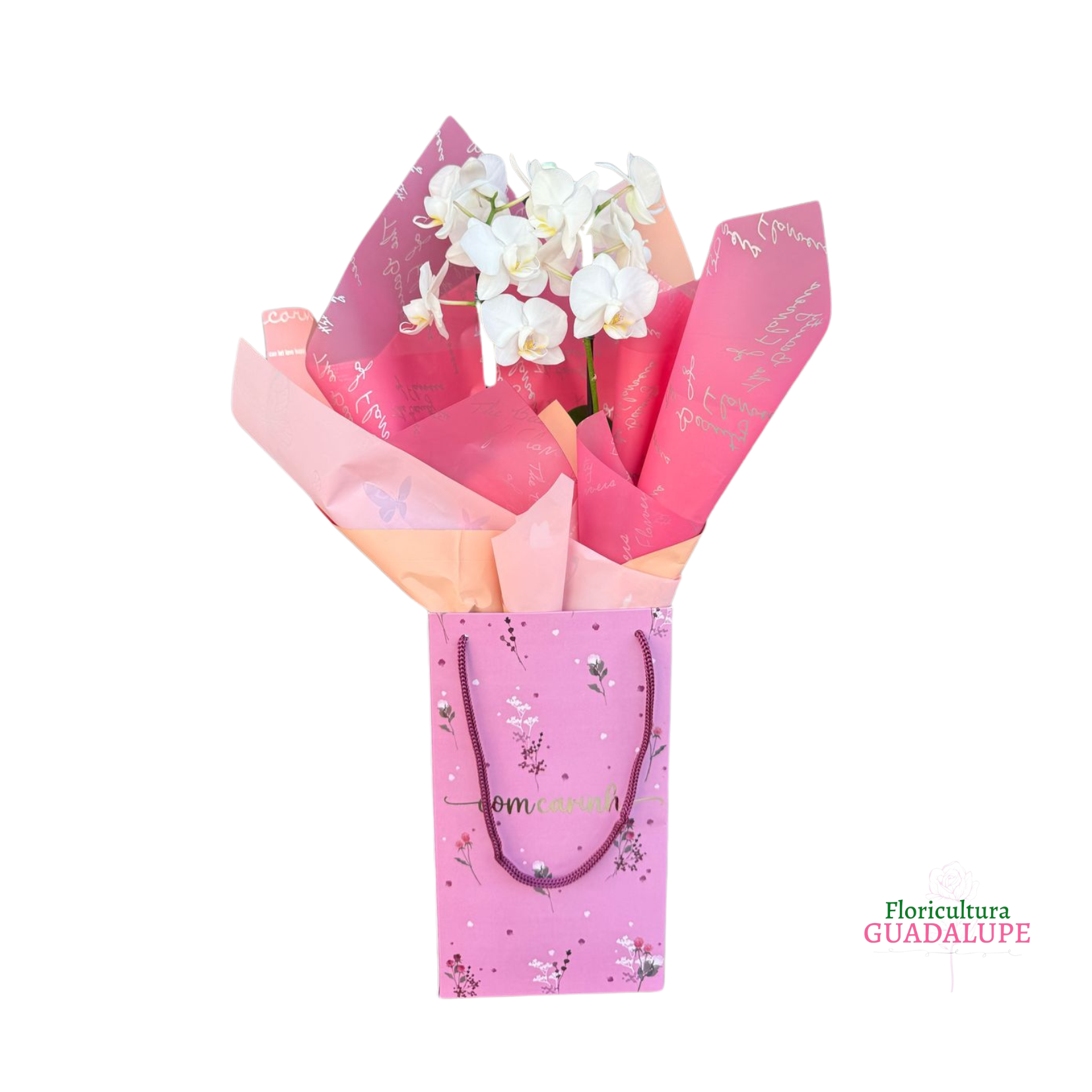 Bag Flower Orqudea  - Amor Sem Fim