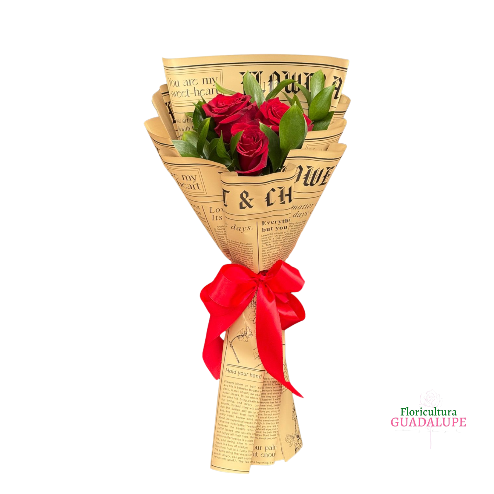 Buqu� Coreano Classic - 3 Rosas