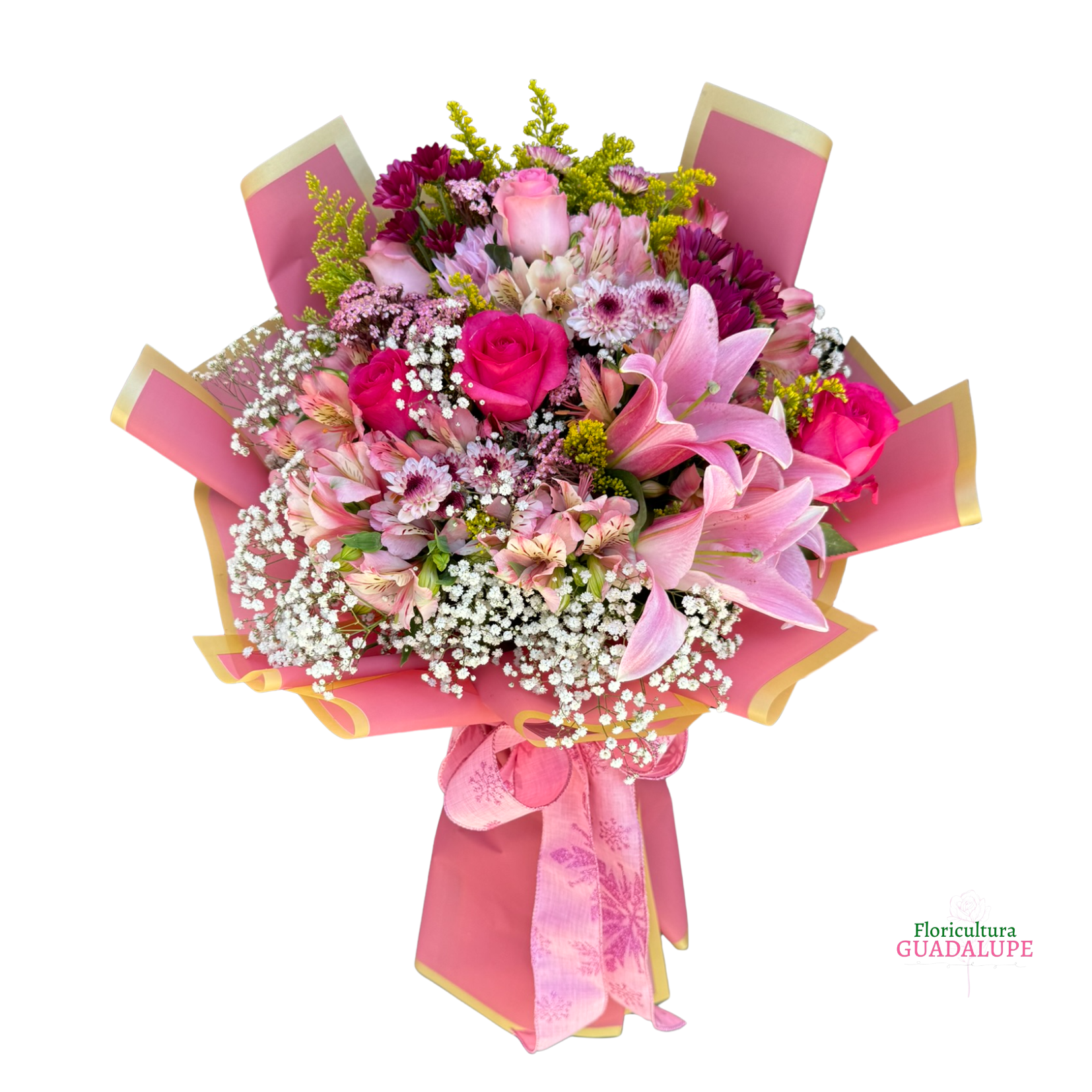 Buqu� Tons de Pink - Glan