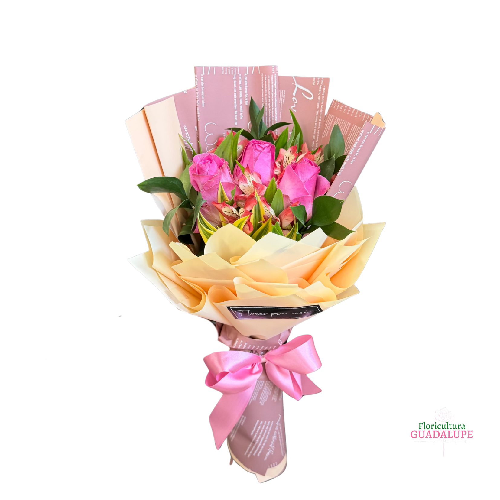 Mini Buqu� de 3 Rosas - Petit